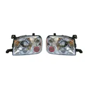 Pair of Head Light Right & Left Side for Nissan Navara D22 11/2001 - On