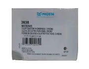 MOEN 4-Spray Patterns 4.4 in. Single Wall Mount Fixed Shower Head in Chrome 3638