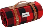 Moana Road: Picnic Rug - Red/Black