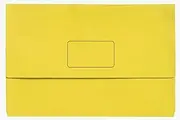 Marbig Slimpick A3 Document Wallet, Lemon
