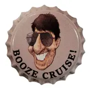 100 Booze Cruise Home Brew Beer Bottle Crown Caps Tom Cruise Souvenir