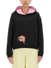 [Kenzo] Kenzo-Reversible Cotton Sweatshirt-Donna XS