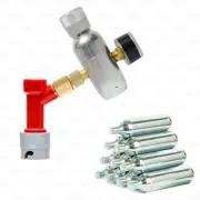 Mini CO2 Regulator for Pin Lock Corny Home Brew Kegs + Coupler + 10 Cartridges
