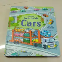 在飛比找蝦皮購物優惠-Look Inside Cars (Usborne系列翻翻書