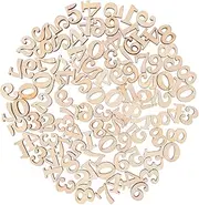 JOINPAYA Alphabet Wood Chip Teaching 100pcs Blank Wood Cutouts Craft Letters DIY Decorations