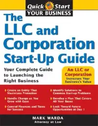 在飛比找博客來優惠-The LLC and Corporation Start-