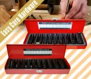 22 PC PCS 1/2" Deep Socket Set Impact Drive CRV Metric and Imperial SAE new