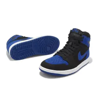 【NIKE 耐吉】Air Jordan 1 Retro High OG 男鞋 黑 皇家藍 高筒 AJ1 麂皮(DZ5485-042)