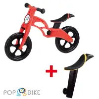 在飛比找博客來優惠-POPBIKE 兒童充氣輪胎滑步車-AIR充氣胎 +增高坐墊