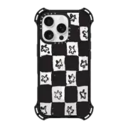 iPhone 16 Pro Bounce Case MagSafe Compatible Floral Checker