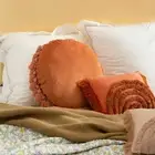 Velvet Tassel Round Cushions Seat Cushion Sofia Pillow Insert Included D40cm