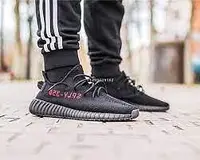 在飛比找Yahoo!奇摩拍賣優惠-2020 YEEZY Boost 350 V2 黑底紅字 經