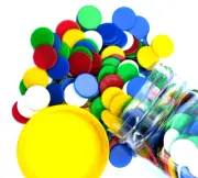 Solid Round Counters 19mm x 400 in JAR Hands On Teaching Resources for School