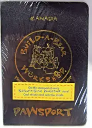 Build a Bear Workshop Pawsport - CANADA - New - Sealed