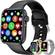 Junywell Smart Watch for Android and iOS Phones Women Men,1.81'' Bluetooth Smartwatch Full Touch Screen Answer/Make Call/Text Waterproof Smart Watches