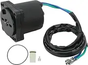 Brilluxa Tilt Trim Motor, 12V Reversible Outboard Power Trim Motor, Quick Start, Compatible with Honda 36120 ZY9 013, Rustproof Replacement for Outboard Motor 75-225HP