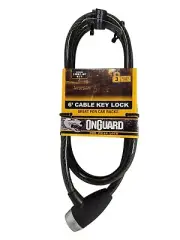 OnGuard 6' Cable Key Lock #5530 With Light-Up Key ~ Security Level 3
