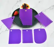OZXNO Clay Scraper Set 6Pcs Plastic Dough Scraper Soft Clay Sculpture DIY Tool