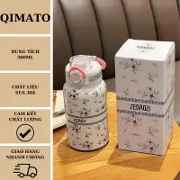 在飛比找蝦皮購物優惠-Zedaozi 500ml 保溫瓶,白色 304 不銹鋼水瓶