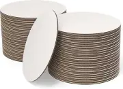 12 In. Round Cake Boards - Food-Grade White Cardboard Cake Rounds 50pcs