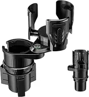 Cup Holder Expander for Car,Multifunctional Car Water Bottle Holder with 360°Adjustable Offset Base Fits Large Bottles&Mugs&Drinks Diameter in 7.3cm/2.87"-15.3cm/6.1"