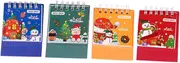 TEHAUX Desk Calendar 2023 Christmas Calendar Desktop Calendar Decorative Small Calendar for Home