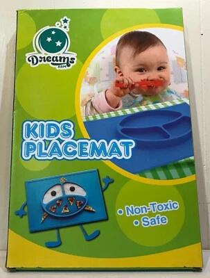New Silicone Baby Placemat Toddler Divided Food Plate Non Slip Kids Children BPA