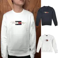 在飛比找momo購物網優惠-【Tommy Hilfiger】湯米 金字草寫 大學T 內刷