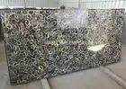 Agate Natural Stone Counter Dining Center Table Slab with Overhang Agate Top Dec
