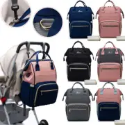 USB Diaper Bag Backpack Organizer Maternity Nappy Bag + Changing Mat Mommy Bag