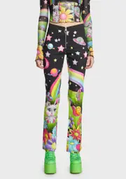 [Current Mood] Happy Planet Graphic Pants
