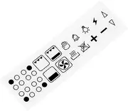 HALLMERS 4 Hob Cooktop Oven Grill Symbols Decal Control Panel Labels (Black Print Clear Adhesive) Replacement Sticker Stove Gas Electric Induction Burner Knob Dial Switch