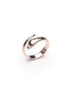 MILLENNE Millennia 2000 Statement Serpent Rose Gold Adjustable Ring with 925 Sterling Silver