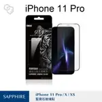 【IMOS】點膠3D滿版人造藍寶石玻璃保護貼 IPHONE 11 PRO (5.8吋) 玻璃螢幕保護貼