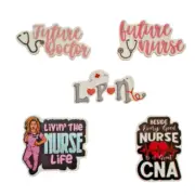 Nurse Resin Planar Flatback Flat Back Cabochon Set of 5