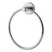 MIXX Chrome Chia Round Towel Ring