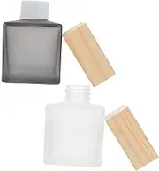ERINGOGO 2Pcs Aroma Bottles with Lid Empty Essential Oil Dispensing Containers for Home Fragrance Diffusion and Decorative Stylish Scented Liquid Holders