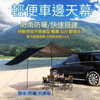 在飛比找蝦皮商城精選優惠-【車邊帳】車尾帳 露營用品 車邊帳 天幕 露營帳篷 汽車遮陽