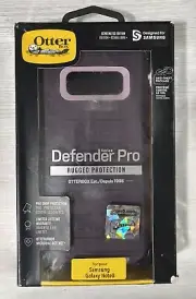 Otterbox Defender Pro Case & Belt Holster For Samsung Galaxy Note8 Purple Nebula
