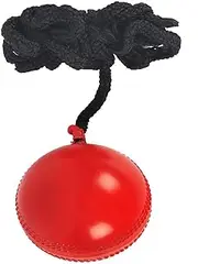 Lycan Cricket Practice PVC Knocking/Rubber Hanging Ball with Cord (Pack of 1)