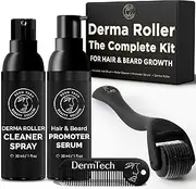 Derma Roller Kit For Hair & Beard Growth Kit Including a Beard Roller