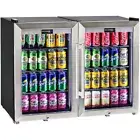 New Schmick Tropical Triple Glazed Outdoor 2 Glass Door Alfresco Bar Fridge 140L
