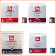 108 capsule caffè ILLY iperEspresso flavours CLASSICO INTENSO FORTE LUNGO