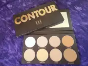 KAB Cosmetics Contour Palette Volume 1 Pressed Powder 8 Pan Face Color Shades