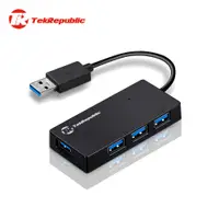 在飛比找蝦皮購物優惠-TekRepublic 高速 USB3.0 4埠 HUB集線