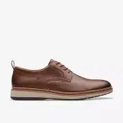 Clarks Men's Chantry Lo Dark Tan Leather 26176099