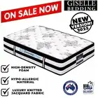 Single Plush Euro Top Mattress Medium Firm Firmness Matress Bedding 34cm Thick