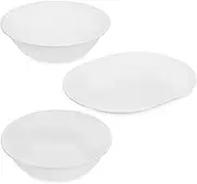 [CORELLE] White 3-Piece Completer Set