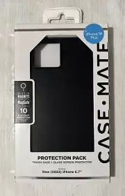 Case-Mate Protection Pack Case & Screen Protector for iPhone 14 Plus - Black