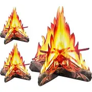 Set of Artificial Fire Fake Flame 3D Fire Campfire Centerpiece Flame Torch